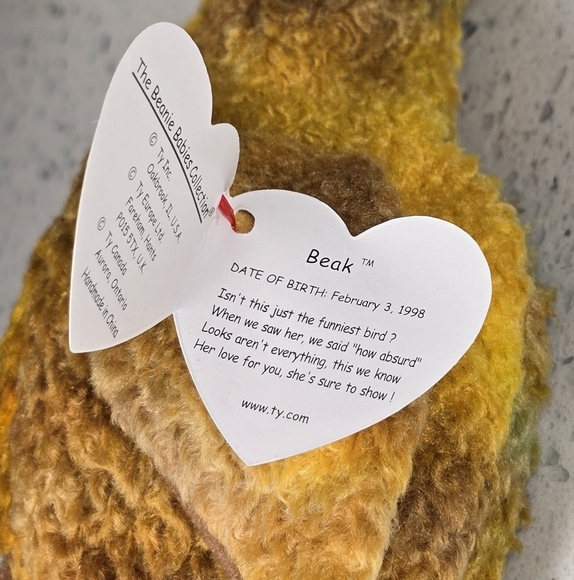 Ty - Beak - Brown Bird Plush Toy - Picture 3 of 4